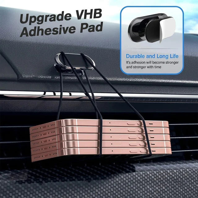 Magnetic Car Phone & Tablet Mounts – Adjustable 360° Rotating Suction Cup Holders