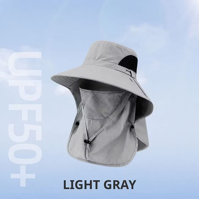 UPF 50+ Sun Protection Hat With Full Face & Neck Coverage