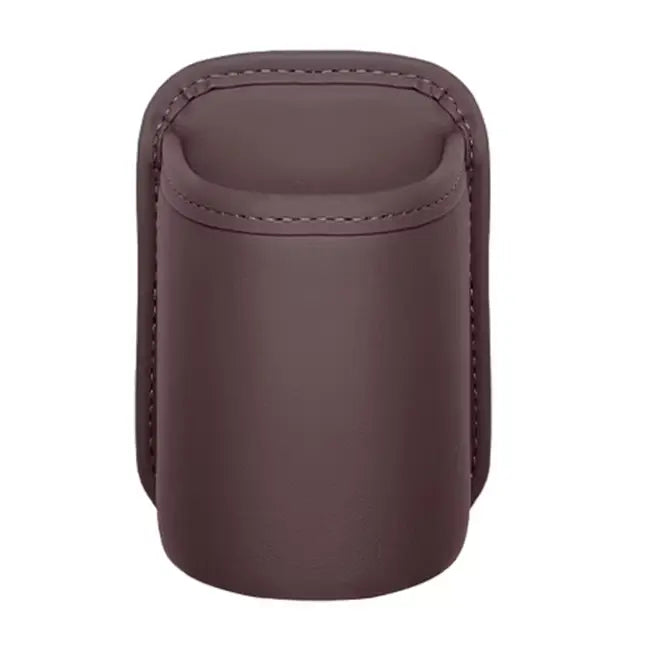 Leather Car Door Cup Holder – 3-in-1 Drink Holder, Storage Organizer & Mini Car Bin